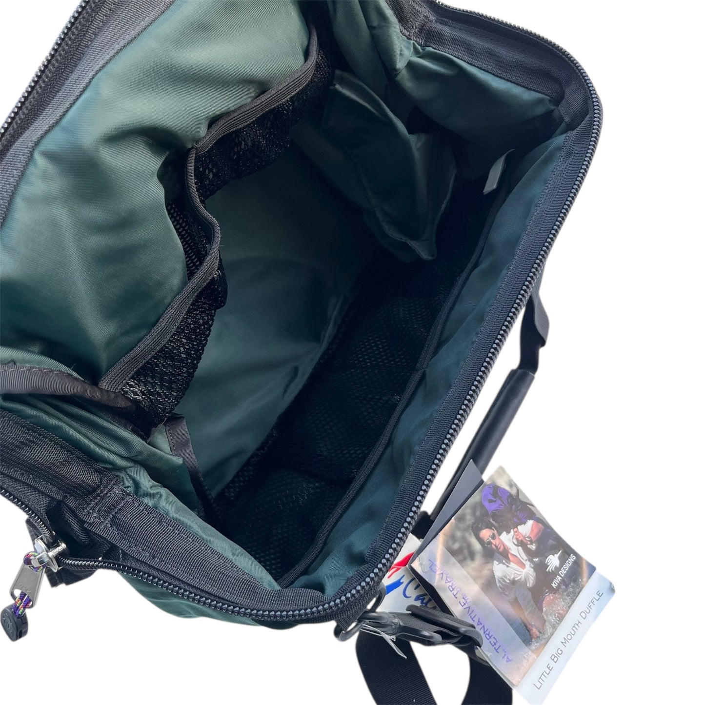 90's KIVA DESIGNS / LITTLE BIG MOUTH DUFFLE (deadstock)USA製