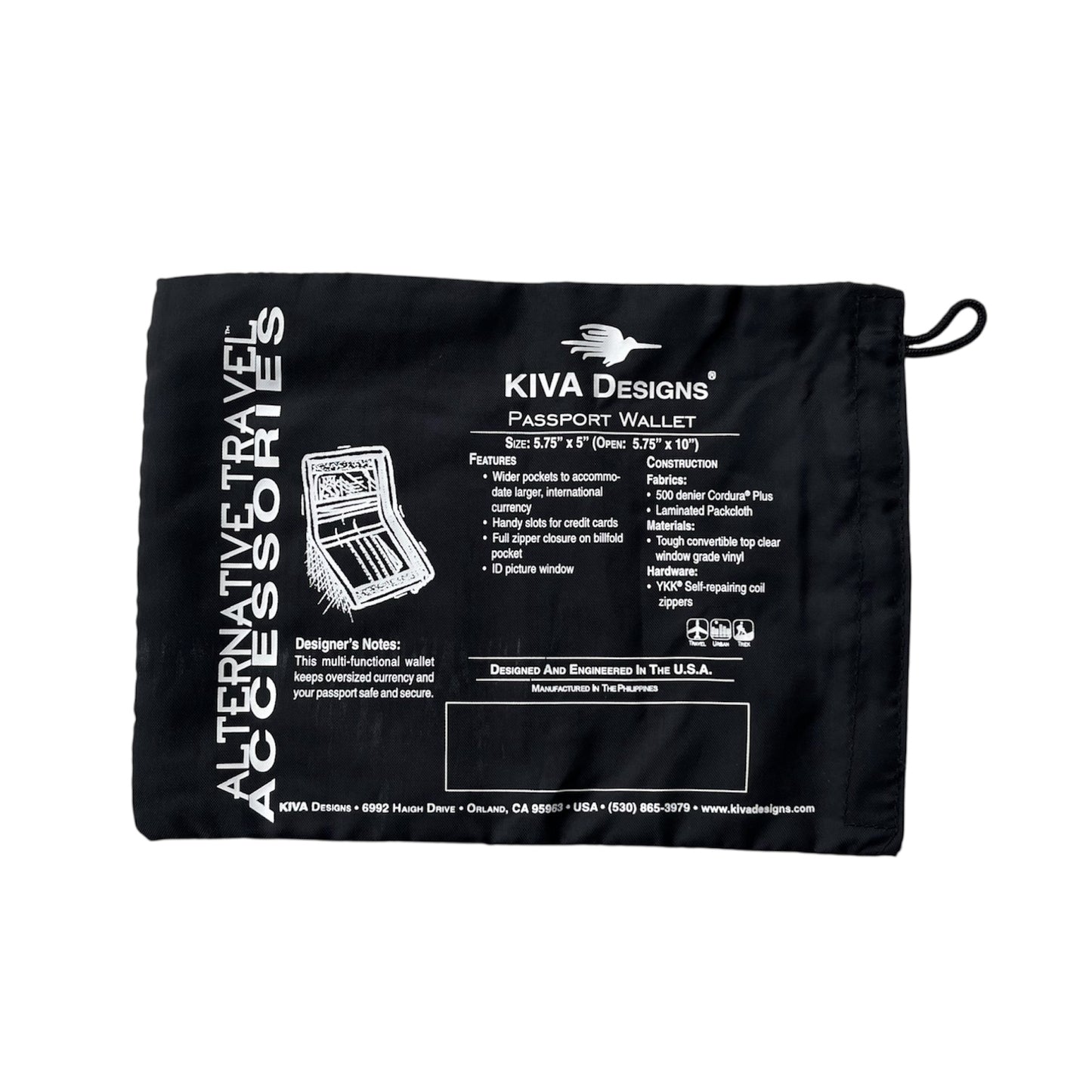 90's KIVA DESIGNS / PASSPORT WALLET (deadstock)