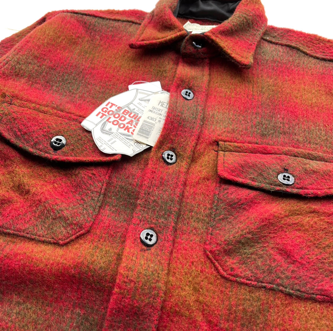 90's〜 melton / Wool CPO Shirt (dead stock) USA製