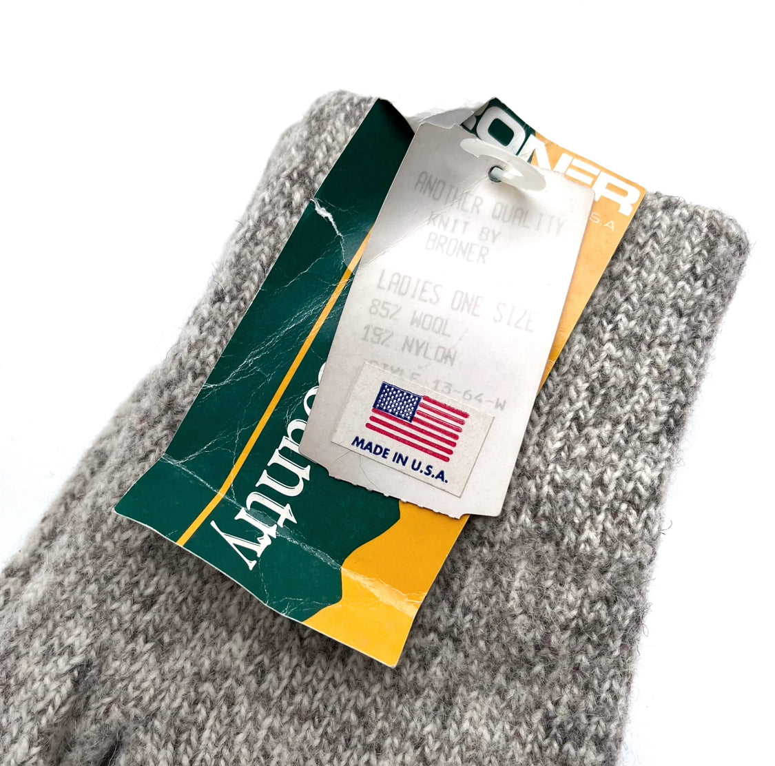90's BRONER / Wool Gloves (deadstock) USA製