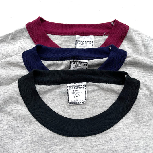 90's-00's OLD FASHION / Ringer S/S Tee (used)USA製