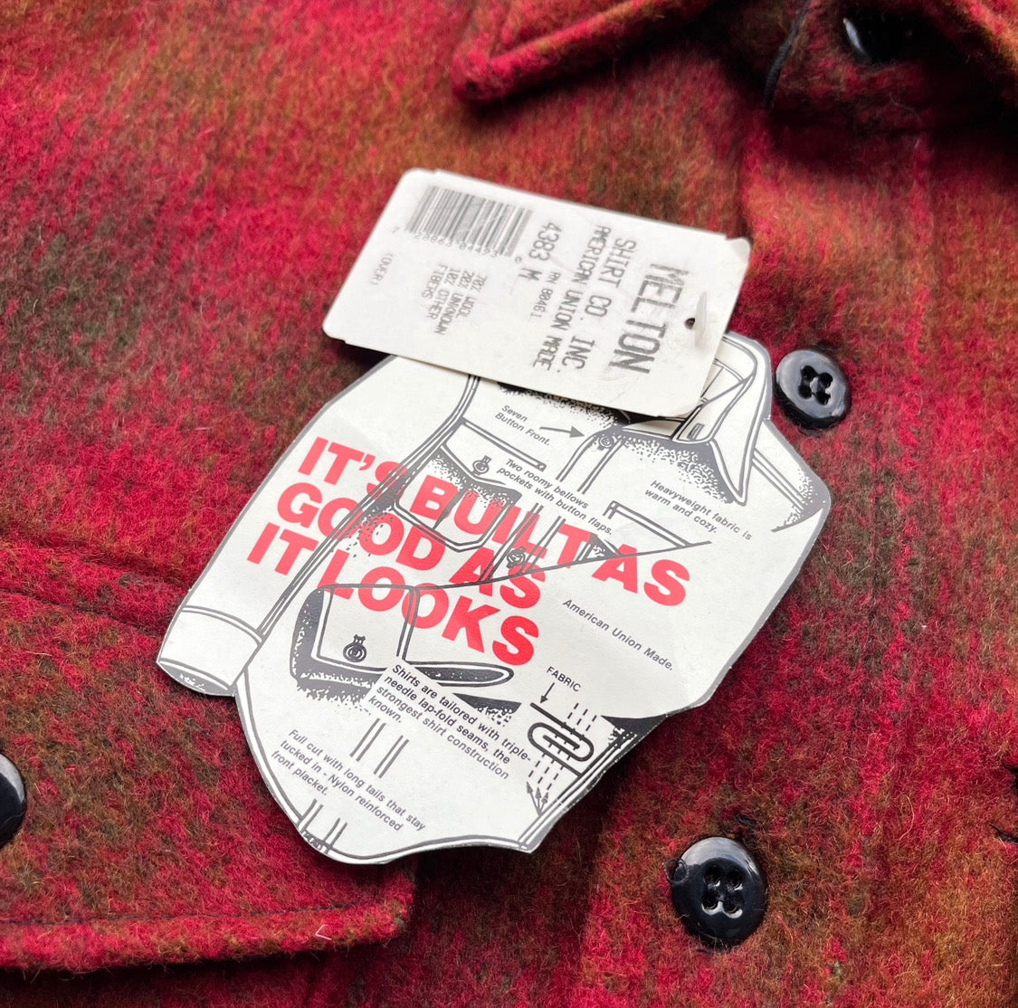 90's〜 melton / Wool CPO Shirt (dead stock) USA製