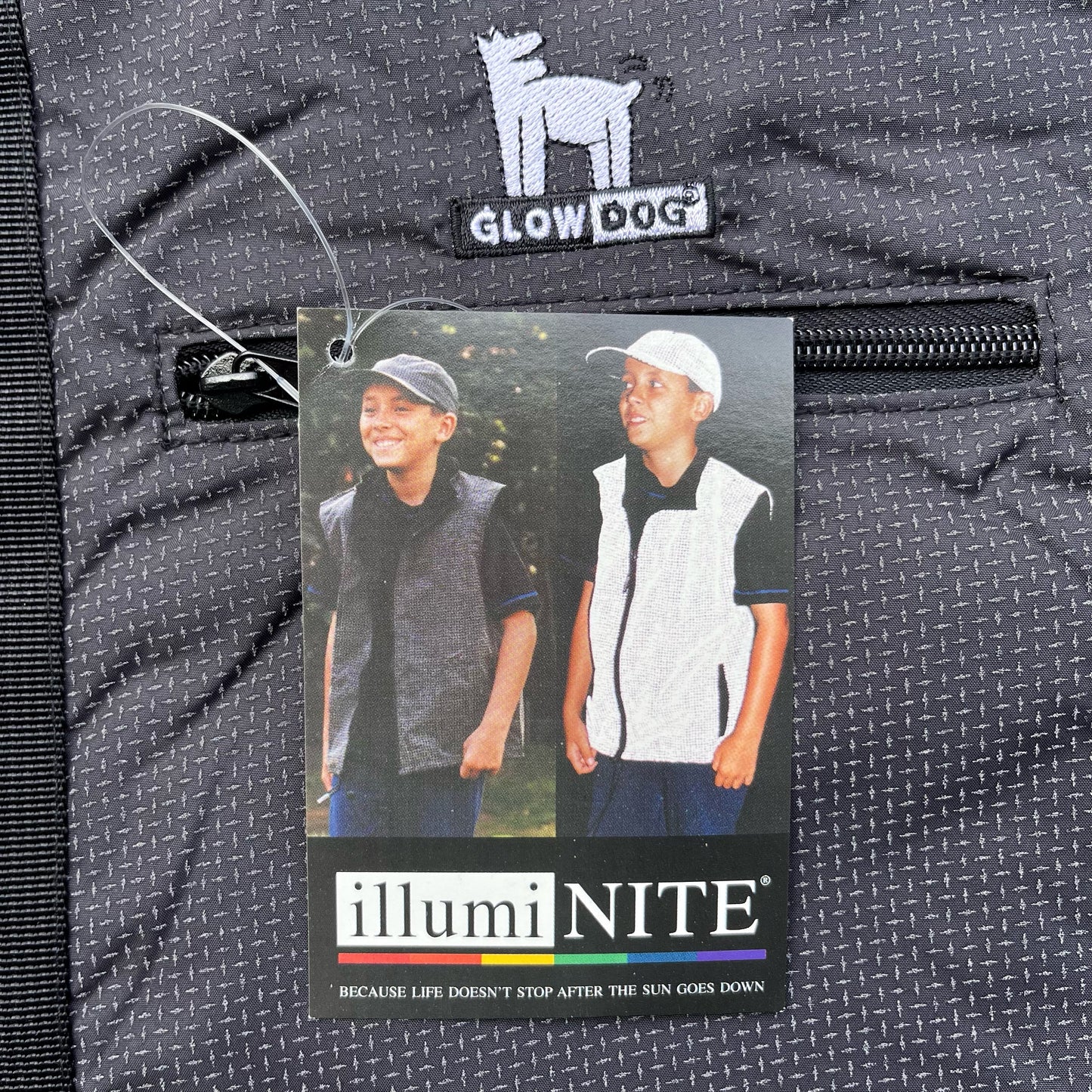 GLOW DOG / illumiNITE Reflective Tote Bag