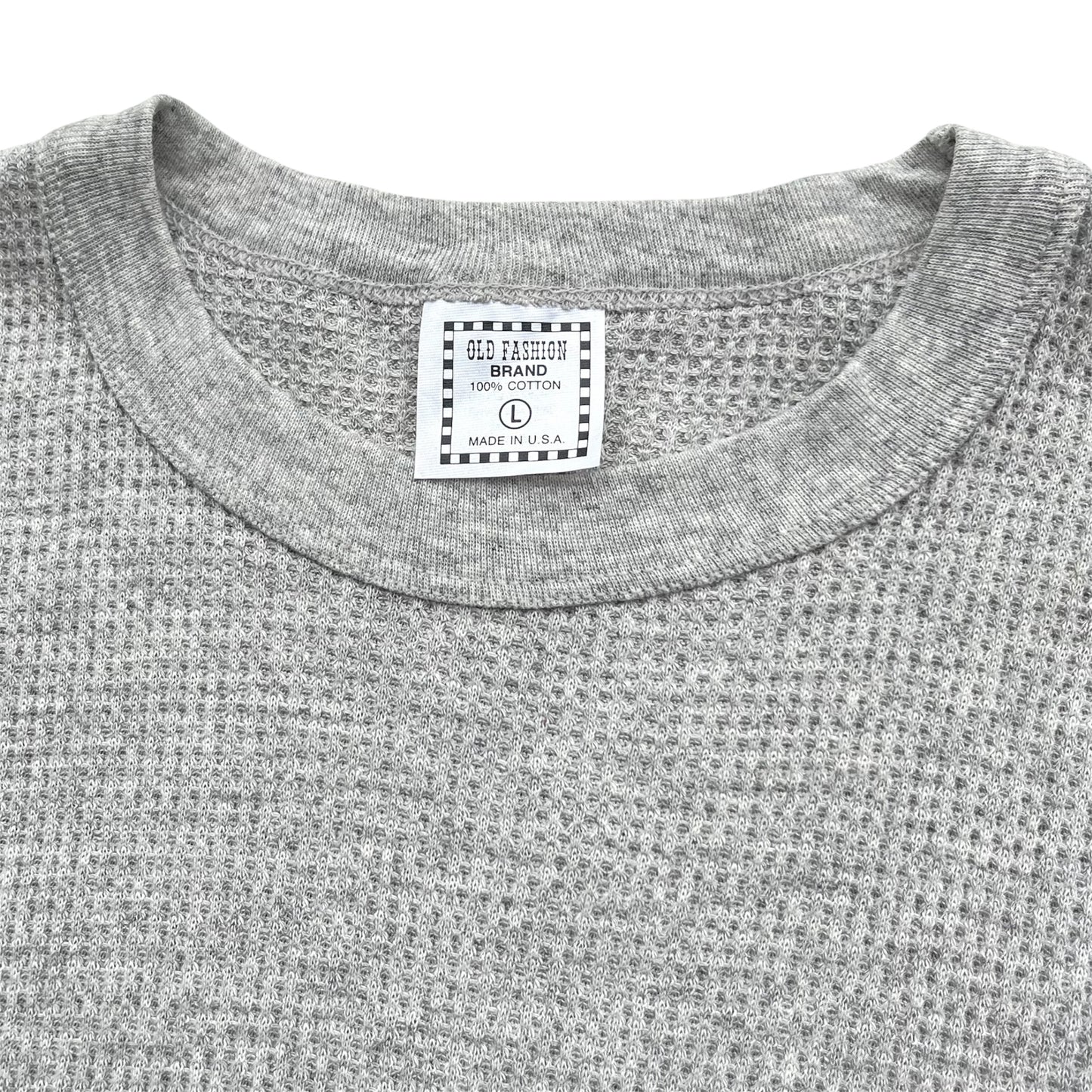 90-00's OLD FASHION / Thermal Tee (deadstock) USA製