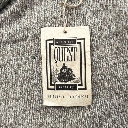 90's〜 Quest Clothing / Roll Neck Wool Sweater (dead stock) カナダ製