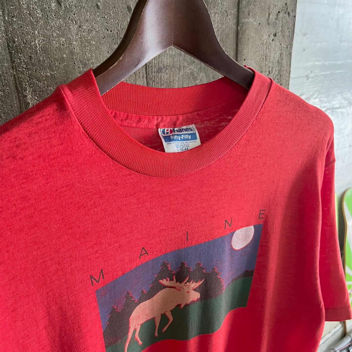 80's Hanes / S/S TEE (used) USA製