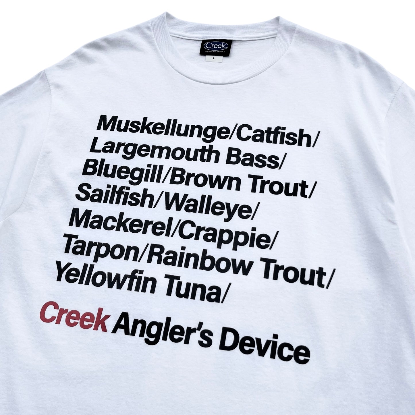 Creek Angler's Device / "Field Guide" Tee (new)