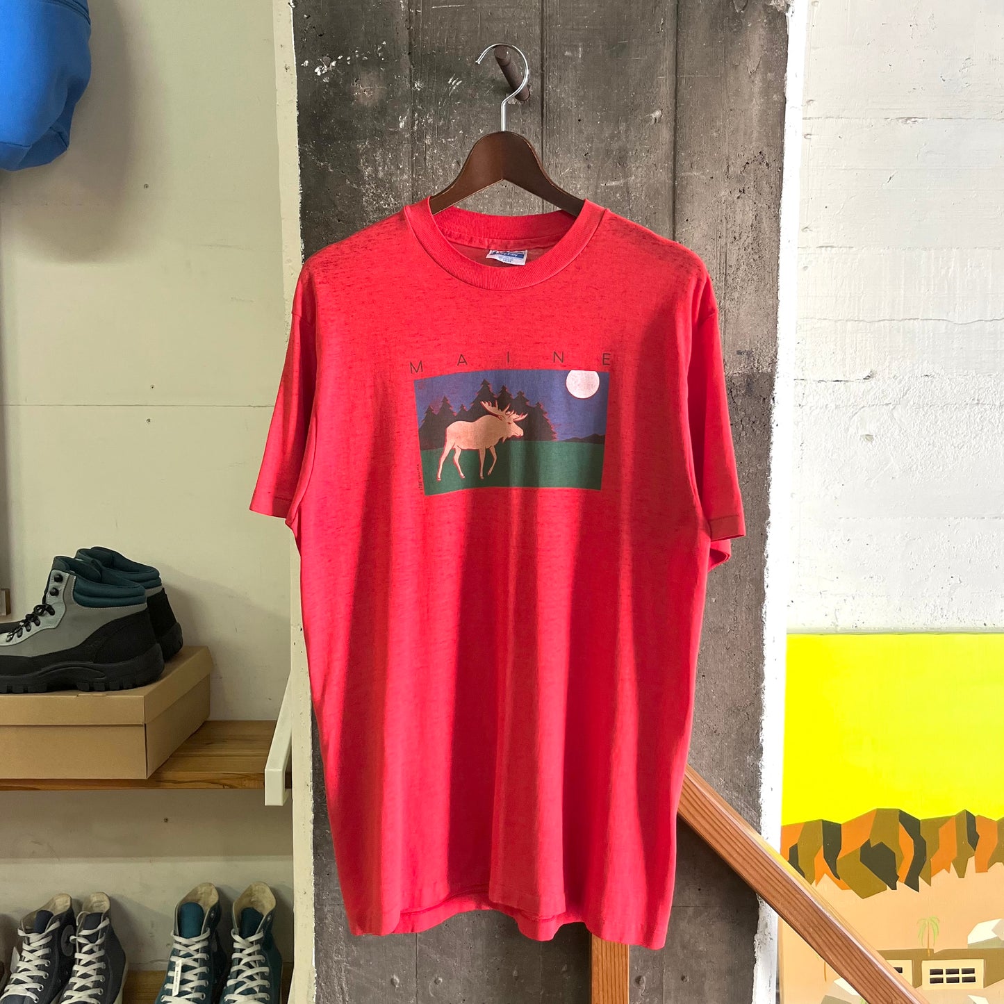 80's Hanes / S/S TEE (used) USA製