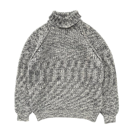 90-00's HIGHLAND CLUB / Turtleneck Wool Sweater  (deadstock) イングランド製