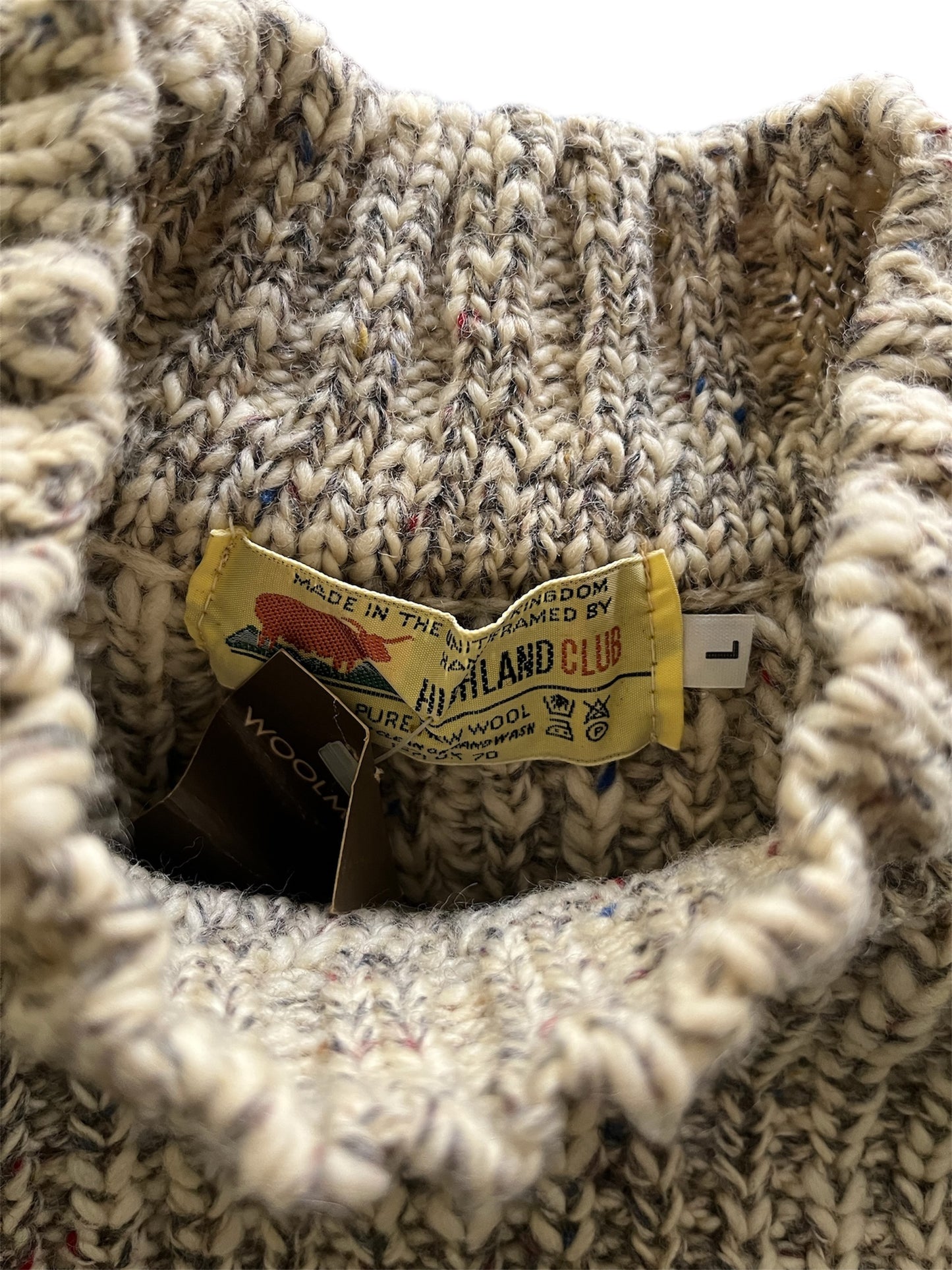 90's HIGHLAND CLUB / High Neck Sweater (deadstock) イングランド製