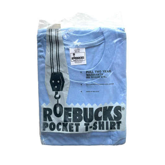 80's ROEBUCKS / Pocket Tee (deadstock) USA製