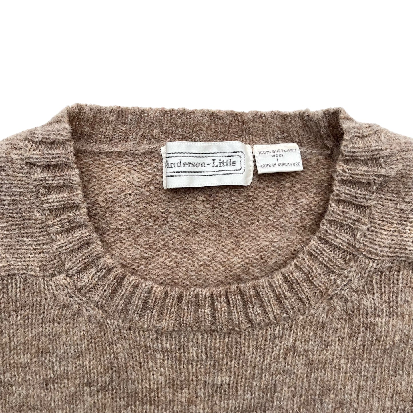 80's Anderson-Little  /  Wool Sweater (used)