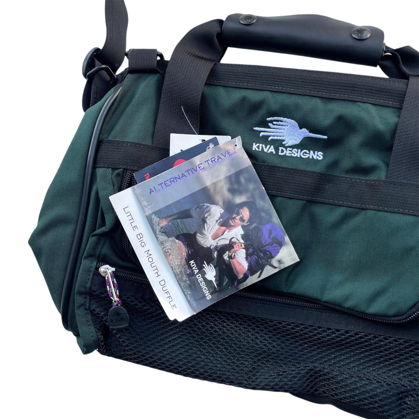 90's KIVA DESIGNS / LITTLE BIG MOUTH DUFFLE (deadstock)USA製