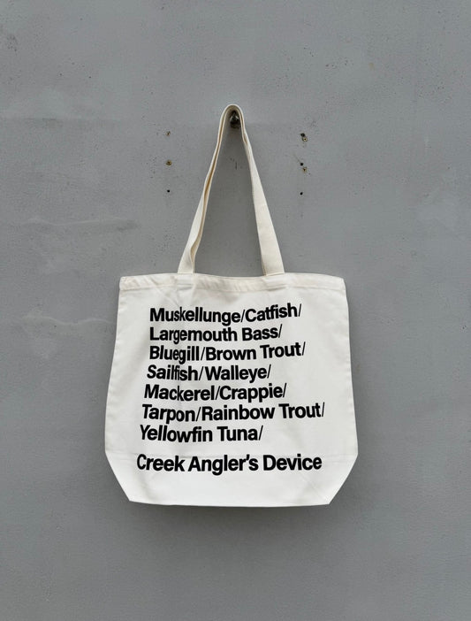 Creek Angler's Device / Tote Bag (new)