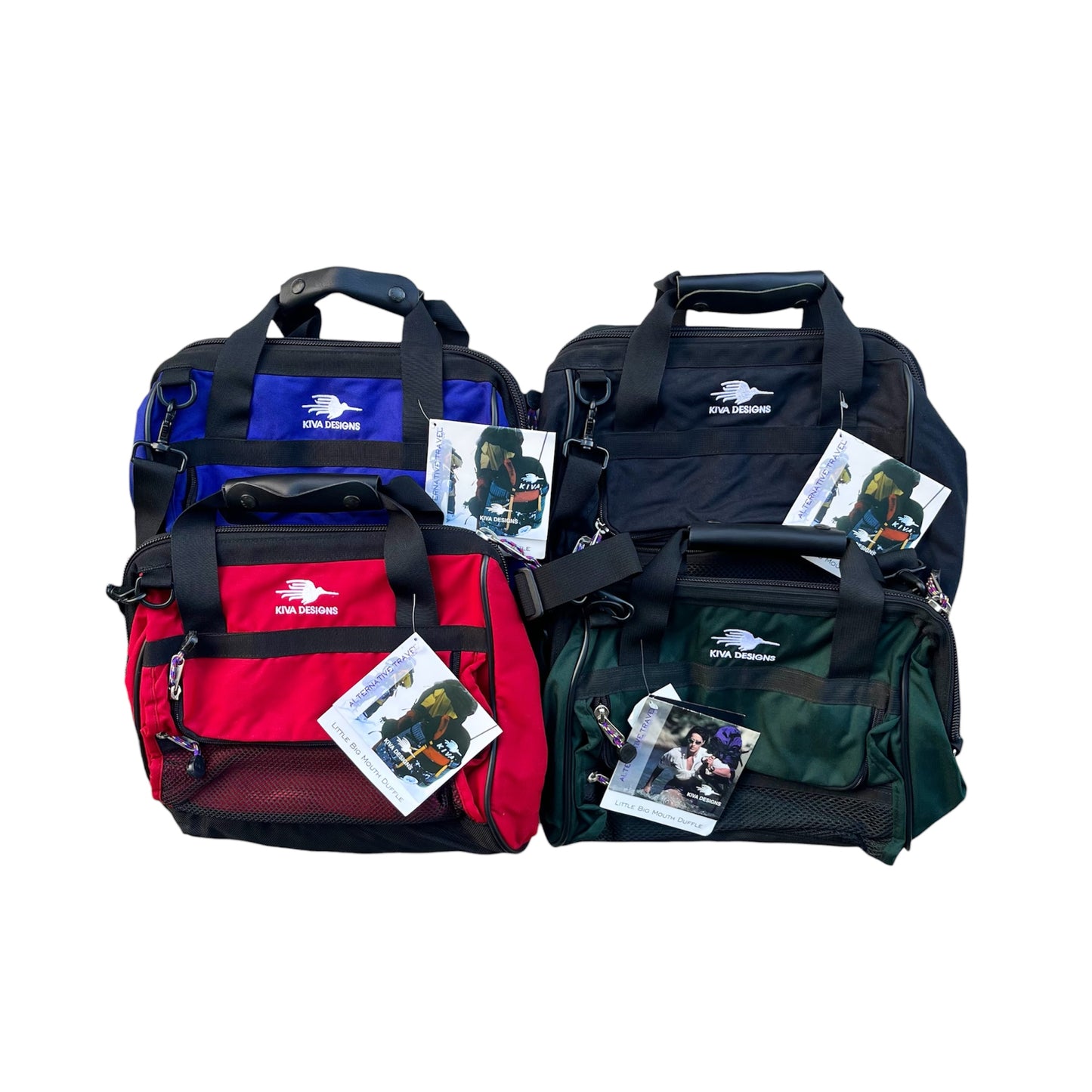 90's KIVA DESIGNS / LITTLE BIG MOUTH DUFFLE (deadstock)USA製