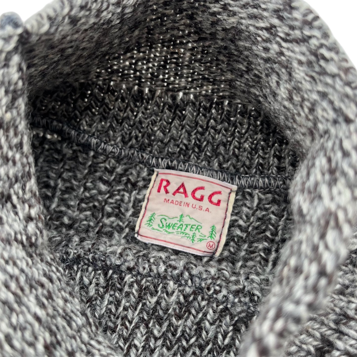 90-00's RAGG / Highneck Wool Sweater (deadstock) USA製