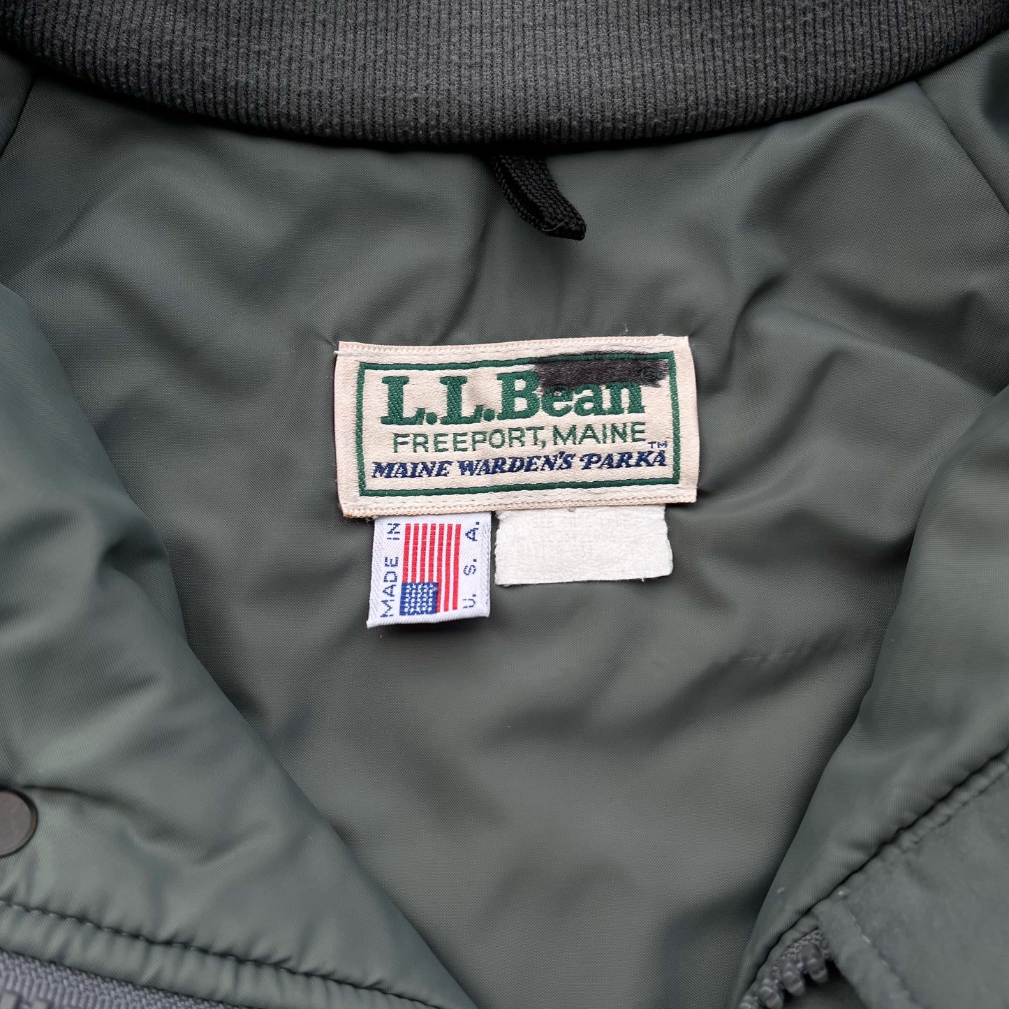 80's L.L.Bean / MAINE WARDEN'S PARKA (used)USA製