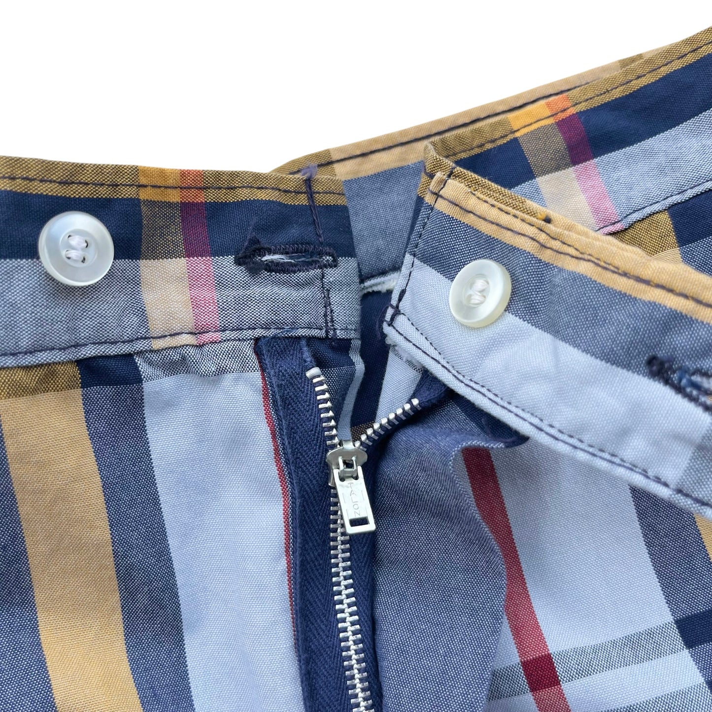 60's Madras Check Shorts (used)