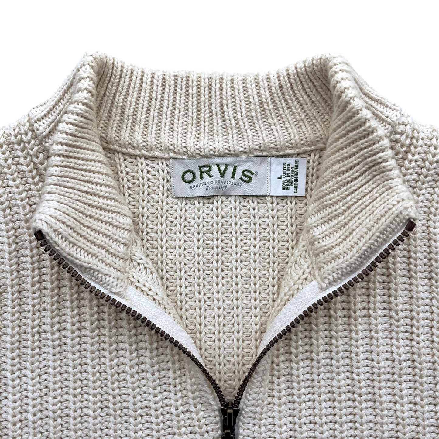 90's ORVIS / Cotton Knit Pullover (used)USA製