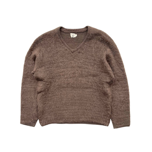 60's JOHN LAWLES / Mohair V-neck Sweater (used)