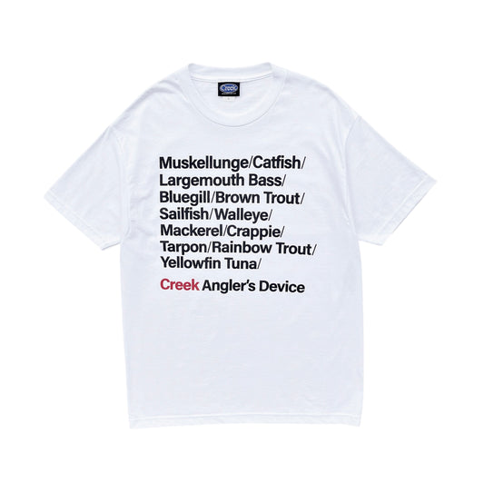 Creek Angler's Device / "Field Guide" Tee (new)