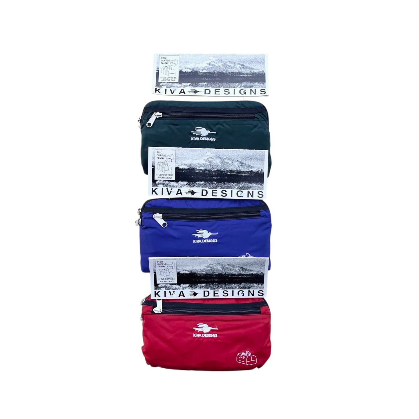 90's KIVA DESIGNS / PICO DUFFLE FANNY (deadstock)