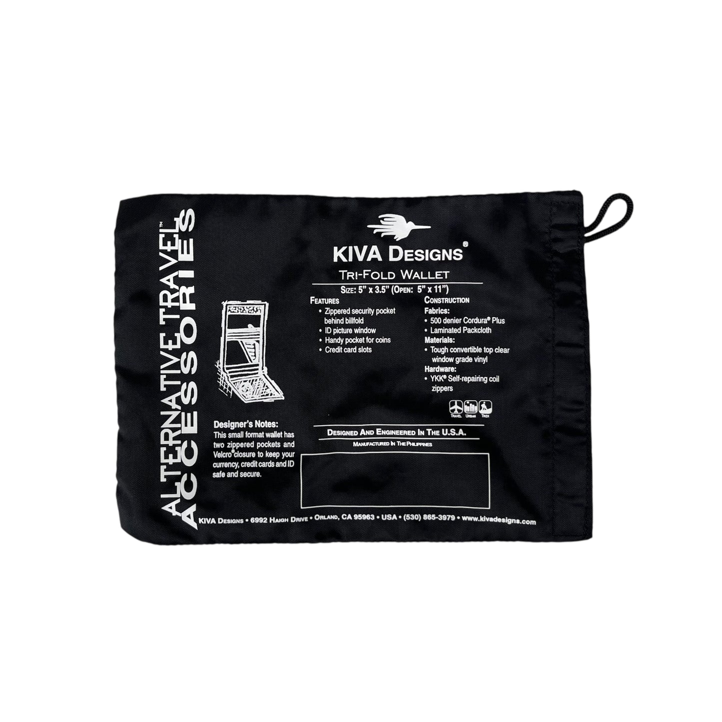 90's KIVA DESIGNS / TRI-FOLD WALLET (deadstock)