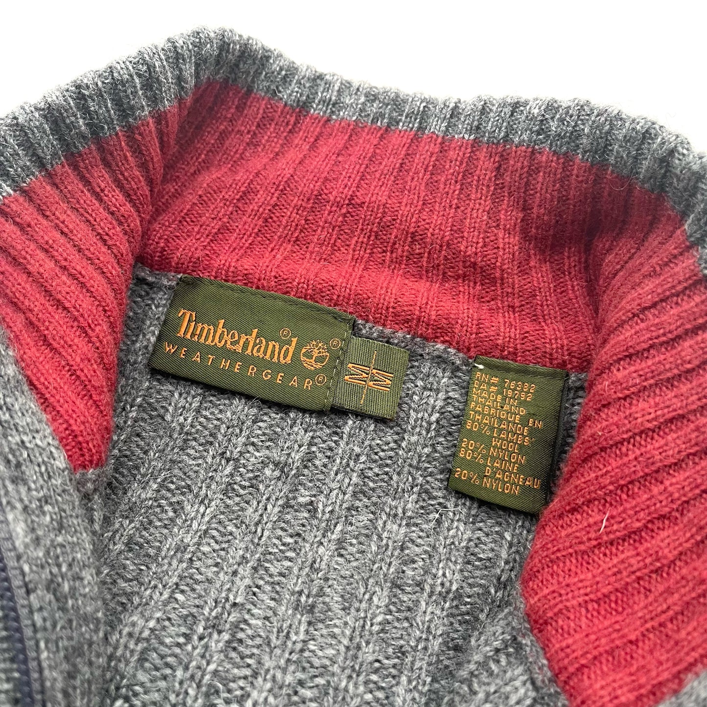 TIMBERLAND / Pullover Wool Jacket (used)