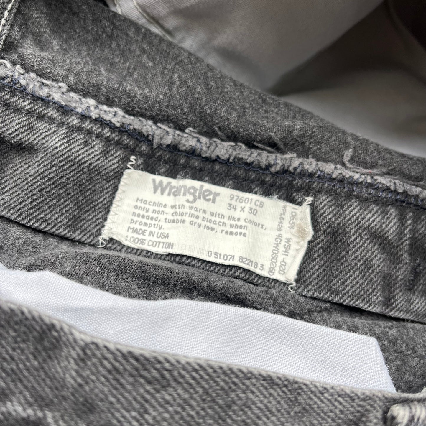 90's Wrangler / Black Denim (used) USA製